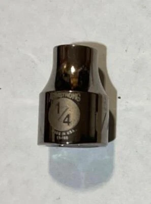 Armstrong 11-108 1/4" Socket 3/8" Drive 12pt USA - Image 1 of 3