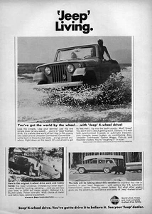 1968 Jeep CJ-5 "Jeep Living" Original Ad - Picture 1 of 1