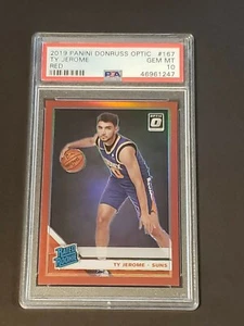 2019 Panini Donruss Optic Red PSA 10 POP 1 Ty Jerome RC /99 - Picture 1 of 2