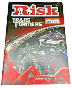 Risk Transformers Cybertron Battle Edition: Command Manual Rule Book - Picture 1 of 2