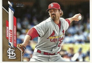  2020 TOPPS BASEBALL - ANDREW MILLER - GOLD PARALLEL - #254 - CARDINALS - Picture 1 of 1