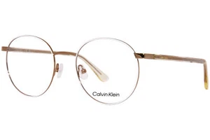 Calvin Klein CK23106 108 Eyeglasses Frame White Full Rim Round Shape 51mm - Picture 1 of 5