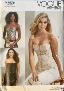 VOGUE 1876 2020’s Ladies' Corsets Sewing Pattern. Size 8-10-12-14-16. - Picture 1 of 2