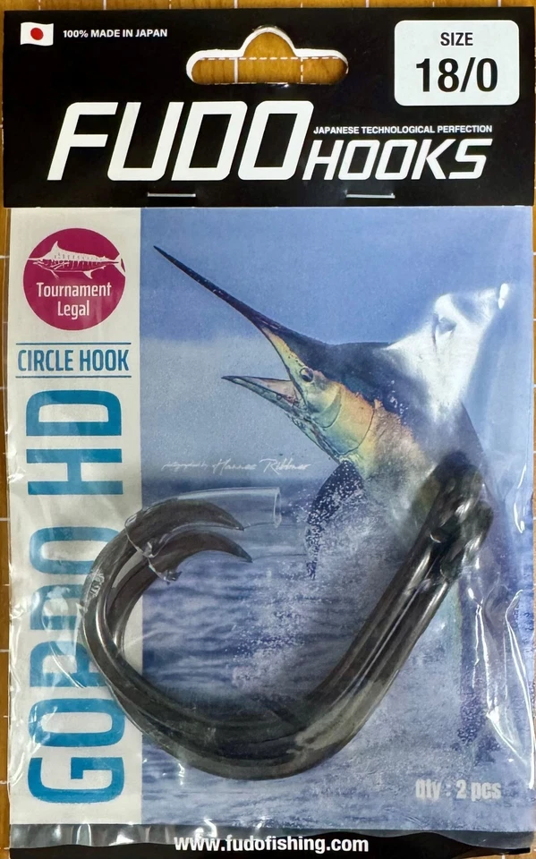 Fudo Gordo HD Hooks 18/0 2 pack - Image 1 of 1