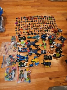 Huge Imaginext Lot 159 Figures 25 Vehicles Parts Weapons Dc Marvel Star Wars (C9 - Picture 1 of 24