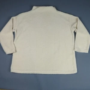 NWT- AVA & VIV Cream mock neck sherpa pullover sweater Size 1X - Picture 1 of 4