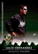 2010 Greensboro Grasshoppers Multi-Ad #30 Julio Hernandez University South FL 