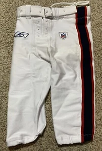 REEBOK AUTHENTIC HOUSTON TEXANS FOOTBALL PANTS Sz. 09-30 30 SHORT NEW NFL WHITE - Picture 1 of 5