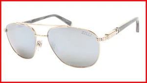 Gafas de sol ZILLI acetato de titanio plata brillante polarizadas Francia ZI 65020 C07 - Imagen 1 de 10