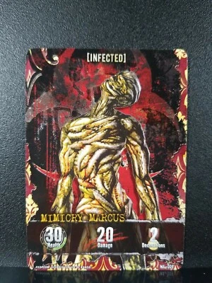 Resident Evil Deck Building Game Replacement Card Infected Mimicry Marcus Boss - Image 1 of 2