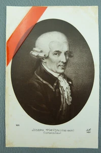 Carte postale de Joseph Haydn 1732-1809, compositeur Autrichien. - Foto 1 di 2