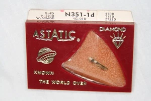 Vintage Astatic N351-1d Diamond Phonograph Needle NOS - Picture 1 of 2