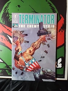 The Terminator: Enemy Within (1991) #1 - Signed By Simon Bisley - Dark Horse - Picture 1 of 9