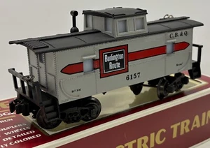 K Line CB&Q Burlington Lighted Caboose K6157. Excellent! - Picture 1 of 11
