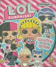 PANINI LOL SURPRISE GLITTER N GLOW TRADING CARDS SPARKLE NEON LIMITED EDITION