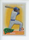 ANDRE DAWSON 2005 TOPPS PRISTINE #12 GOLD REFRACTOR /65 DIE-CUT SP CUBS