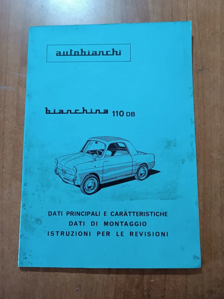 AUTOBIANCHI BIANCHINA 110 DB dati principali e caratteristiche - dati montaggio - Immagine 1 di 4