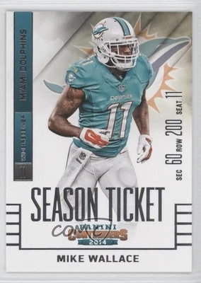 2014 Panini Contenders Mike Wallace #41 - Image 1 of 2