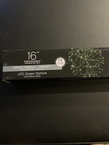 Celebrations LED grün funkelndes kompaktes Kugellicht 16 Zoll NEU - Bild 1 von 5