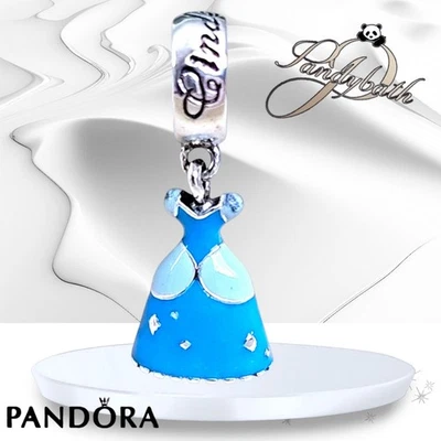 Pandora Disney Cinderella Dress Dangle Charm US SELLER  - Image 1 of 4