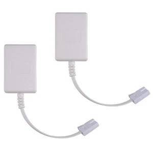 BT Plug To ADSL RJ11 Broadband Internet Microfilter Splitter 2 Pack, BT1750 - Afbeelding 1 van 6