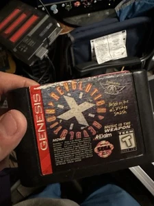 Revolution X feat. Aerosmith Sega Genesis Authentic *Cartridge ONLY* Tested - Picture 1 of 5