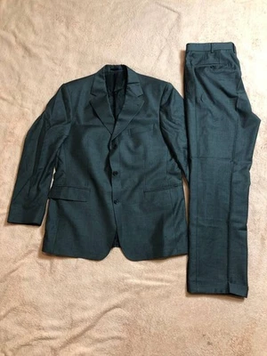 Винтажный Burberry London три изделия Blazer брюки костюм 52 шерсти роскошь повседневный 90-х - Изображение 1 из 4