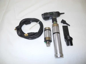 WELCH ALLYN 23920 DIGITAL MACROVIEW OTOSCOPE HEAD, HANDLE CABLE & CONVERTER - Picture 1 of 8