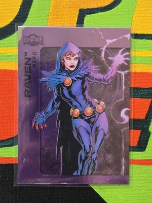 Raven- Purple FX #65- 2025 Upper Deck Skybox Metal Universe Batman- Hero - Image 1 of 2