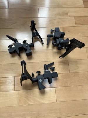 3 braçadeiras Manfrotto #035 e # 175 braçadeiras - Imagem 1 de 4