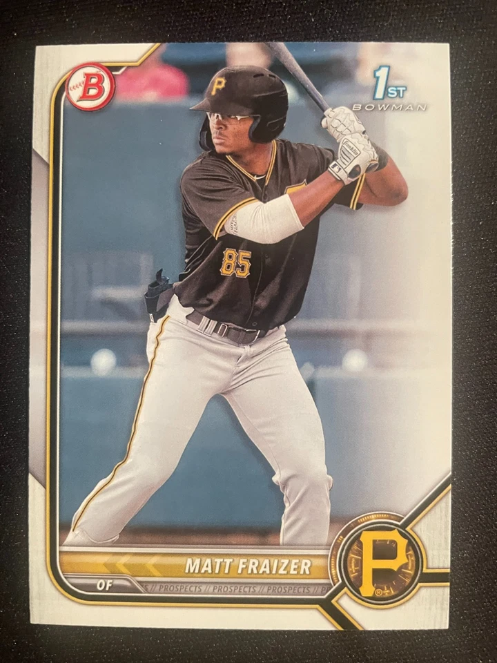 Matt FRAIZER 2022 Bowman Prospect First #BP-91 Pittsburgh Pirates - Image 1 of 2