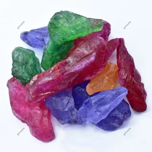 Lotto pietre preziose sfuse 1000 ct misto zaffiro naturale non tagliato grezzo dimensioni enormi - Foto 1 di 6