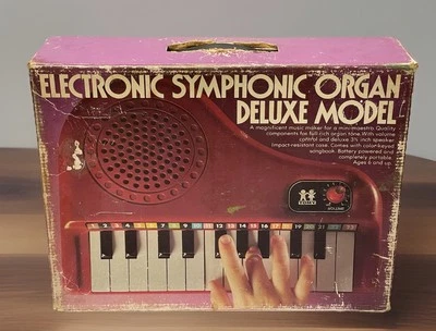 De Colección Tomy Órgano Sinfónico Electrónico Modelo De Lujo Teclado Portátil Canciones ¡FUNCIONA! - Imagen 1 de 4