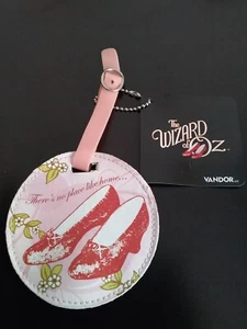 WIZARD OF OZ RUBY HAUSSCHUHE GEPÄCK SPORTTASCHE NAMENSSCHILD Neu - Bild 1 von 3