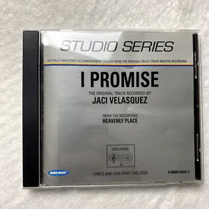 I Promise Jaci Velasquez Studio Series CD Backing Tracks Karaoke Accompaniment - Picture 1 of 4