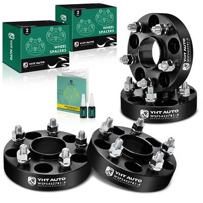 4x Espaciadores de rueda de 5x4,5" a 5x114,3 mm M12x1,5 64,1 mm 1,25" para Honda Civic Acura Foto 1 de 4