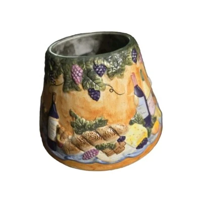 Yankee Candle Toscana Vino y Queso Tono Candle Topper de Velas para Tarro Lg 6 3/4" Cerámica Foto 1 de 4