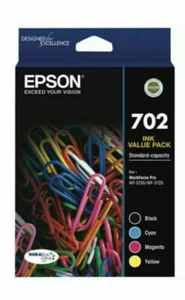 Genuine Original Epson 702 Ink Cartridges Value Packs - Picture 1 of 1