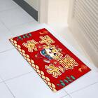 Indoor Doormat Chinese New Year Decoration for Kitchen Home Entry Hallway