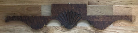 Antique Chippendale Carved Shell Highboy Skirt ca. 1770 American curly maple Cover