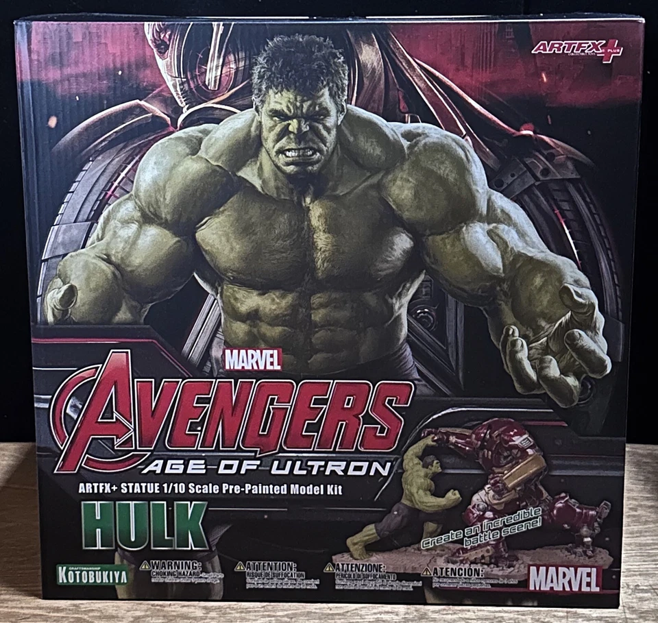 Estatua Kotobukiya Avengers: Age of Ultron: Hulk ArtFX+ Foto 1 de 3