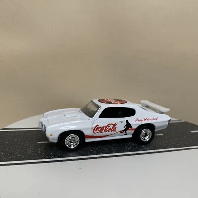 Matchbox Collectibles Coca-Cola Play Refreshed 1970 Pontiac GTO Judge White NM - Image 1 of 4