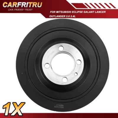 Engine Harmonic Balancer for Mitsubishi Eclipse 06-12 Galant 04-12 L4 2.0L 2.4L - Image 1 of 4