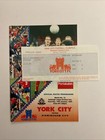 York City v Birmingham City,  14th January 1995 *Plus Ticket