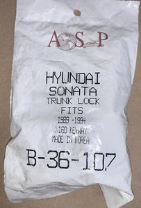 Trunk Lock & Keys for Hyundai Sonata X160 Keyway, 1989-1994 - Picture 1 of 8