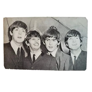 1960s Beatlemania Beatles Arcade Card Heavy Card Stock 3.25 x 5.25 inch - Bild 1 von 2