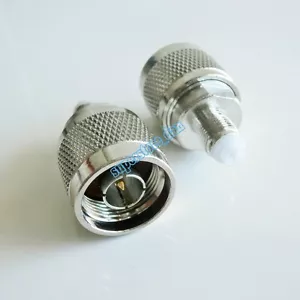 Adaptador convertidor conector RF TIPO N macho enchufe a FME hembra conector - Imagen 1 de 5