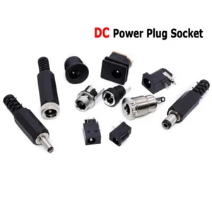 DC Stromanschluss Stecker Buchse 5,5-2,1/2,5 mm Stecker Buchse Panel Mount Joint - Bild 1 von 29
