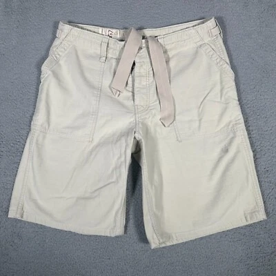 Pantalones Cortos Polo Ralph Lauren De Colección Para Hombres 34 Crema Tostado Militar Fatiga Cordón Foto 1 de 4