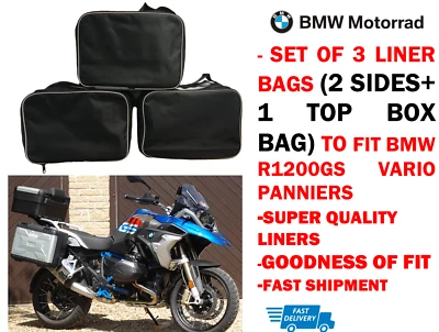 BOLSAS ALFORJAS FORRADAS Y BOLSAS TOP BOX PARA BMW VARIO R1200GS F800GS F650GS EXPANDIBLES Foto 1 de 4
